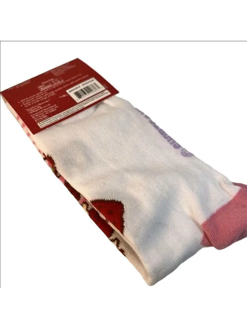4/$25 Strawberry Shortcake Character Socks Fun Novelty Socks New